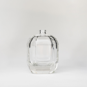 Flacon « BOCCIONI FACET» Verre Blanc 100ml à Sertir FEA15 / x 60 unités