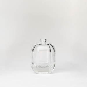 Flacon « BOCCIONI FACET» Verre Blanc 50ml à Sertir FEA15 / x 75 unités